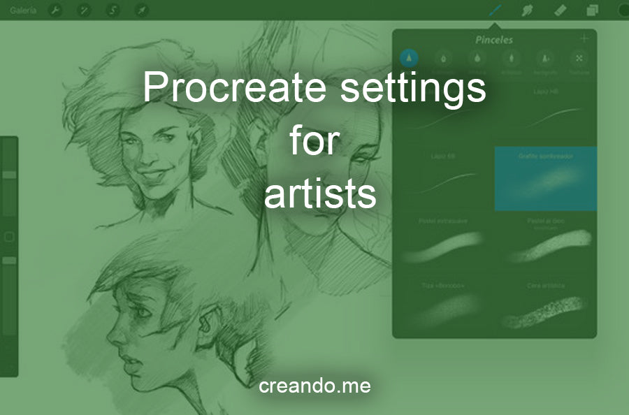 Procreate settings for artists