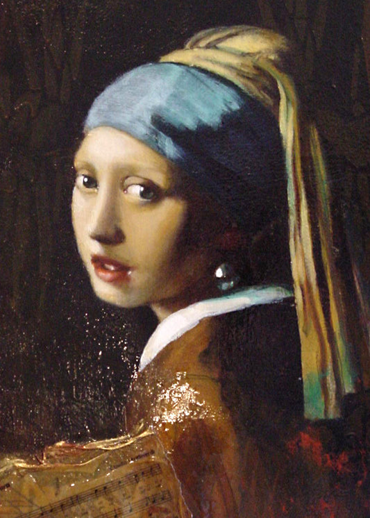 Vermeer's dream 1, oil on canvas